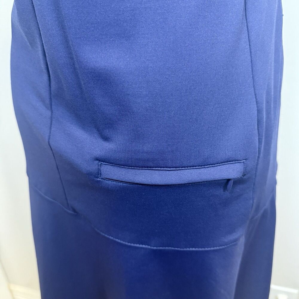 J. McLaughlin Tallula Dress Blue Size Small Catalina Cloth Summer Athleisure NWT - Picture 13 of 16